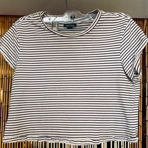Striped crop top
